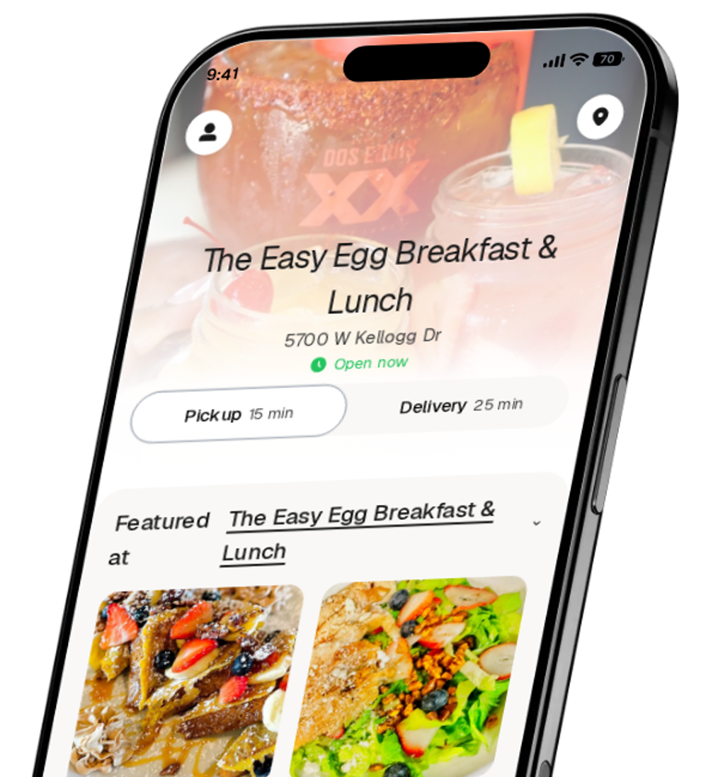 The Easy Egg Breakfast & Lunch app preview